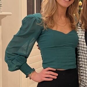 Abercrombie Long-Sleeve Blouse